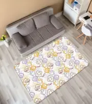 3D Simple Fish Pattern NAO7242 Game Rug Mat Elegant Photo Carpet Mat Fay