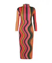Warp midi dress 2,3,5 pink