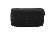 Filofax Classic Stitch Soft Zip Purse Large Money Coin Storage Wallet Black