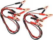 Gatuida 2pcs Emergency Wire Automotive Tool Car Battery Booster Jumper Cable