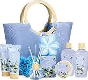 Green Canyon Spa Gift Baskets for Women, Spa Sets for Her, Bath Sets for Women Gift, Spa Gift Basket Sets with Shower Gel, Body Lotion,Mothers Day Gifts for Her