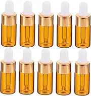 WRITWAA Glass Dropper Bottles 30 Pack of 3ml Mini Bottles for Travel Essential Oil Holder Dispenser Containers