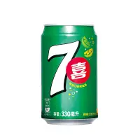 在飛比找蝦皮商城優惠-七喜 汽水 330ml x 6【家樂福】