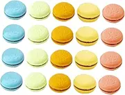 SECFOU 4 Boxes Macaron Erasers Cartoon Erasers for Cute Stationery for School Supplies Fun Classroom Prizes Present for Childrens Parties and Activities