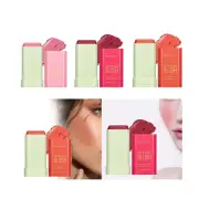 ibcccndc Makeup Blush Stick Buildable Portable Professional Silky Waterproof