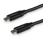 StarTech 3m USB C to USB C Cable w/ 5A PD, USB 2.0 USB-IF Certified - USB2C5C3M