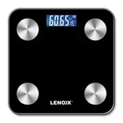Lenoxx Smart Body Scale Bluetooth LED Weight Tracking & Recording