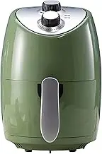 1000W Air Fryer 2.6L Electric Hot Air Fryer Timer & Temperature Setting Double Knob Control Oil-Free and Healthy