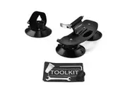 1 Bike Bicycle Car Roof Suck Carrier Rack Fork Mount Double Vacuum Cups