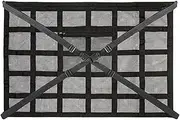 JMEDIC Car Ceiling Cargo Net - Large Capacity Roof Luggage Net Pocket - Black Nylon - Universal Fit - Hook Fastener - SUV, RV