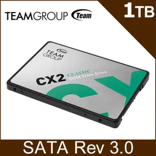 TEAM 十銓 CX2 1TB 2.5吋 SATAIII SSD 固態硬碟