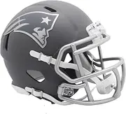 Riddell NFL Mini Speed Helmet New England Patriots Slate Collection Edition Football Helmet