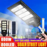 800W Solar PIR Motion Sensor LED Wall Light Outdoor Street Garden Security Lamp