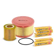 NGK Glow Plug & NTK Air Oil Filter Kit for Ford Ranger PX1 PX2 PX3 Everest UA