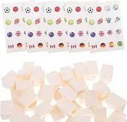 MOLUCKFU 65 Seaside Fun Game Blocks Tile Mahjong Style Sports Ball Puzzle Set for Engage Attention Enhance Cognitive Skills During Family Gatherings and Leisure Activities