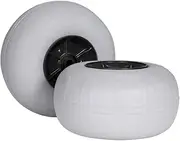 [Wilderness Systems] 13" Beach Wheels | Pair - for Heavy Duty Kayak Cart | Replacement Kayak Cart Wheels | Grey (8070172)