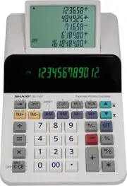 El-1501 Compact Cordless Paperless Large 12-Digit Display Desktop Printing Calcu