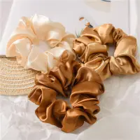 在飛比找蝦皮購物優惠-Women Silk Scrunchie Elastic H