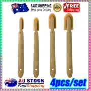 Grout Caulk Finishing Tool Assorted 4 Set Plastics Caulking Finisher SpatulaBH