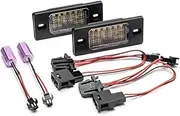 Wivplex 2x, for VW, for Touareg, Typ 7L 2002-2010 White Canbus License Plate Lights Parking Tag Lamps Car Number Plate Light