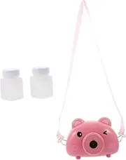 ERINGOGO for Portable Bubble Maker with Strap Fun Summer for Outdoor Play Electric Bubble Blower Present