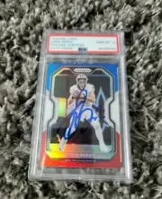 Drew Brees Signed Red White & Blue Panini Prizm #243 Psa/Dna GEM MINT 10 AUTO