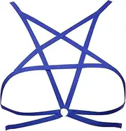 [Generic] Plus Size Stockings for Women Lingerie Women Sexy Lace Up Bra Black Cutout Adjustable Lingerie Bra Lady Elastic Band Bra Vintage Maternity Lingerie