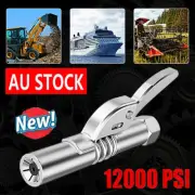 Grease Gun Coupler,2nd Generation Upgraded to 12,000 PSI,Grease Gun Tips 1/8"NP
