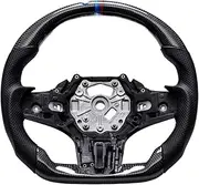 LED Car Carbon Fiber Steering Wheel Compatible With BMW G30 G20 G01 G02 G05 G06 G07 M4 M5 F90 M8 X3M X4M X5M X6M F40 F44 F98 F95 F96 G11 G12(Without led M3)