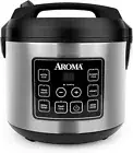 AROMA 20 Cup Cooked (10 cup uncooked) Digital Rice Cooker Slow Cooker Steamer