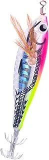 Squid Lure | Salmon Jigs 3D Fishing Lures,Trolling Lures, Deep Sea Fishing Lures, Saltwater Jigs, Animated Lure for Fishing Octopus, Cuttlefish