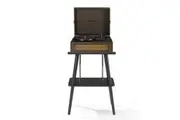 Crosley Voyager Bluetooth Portable Turntable + Entertainment Stand Bundle - Cocoa