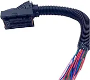 CCWUTQF 1 Pc 76 Pin Car Computer Board Black Chassis Plug Full Line Socket Suitable Wiring Harness