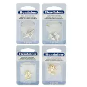 Beadalon® Fold-Over Cord Ends Findings * Choose Color & Size