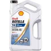 Shell Rotella T4 Tiple Protection Heavy-Duty Diesel 15W-40 Motor Oil, Gallon