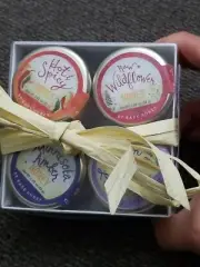 Bare Honey Drizzle Set: Hot & Spicy, Raw Wildflower, Minnesota Amber, Lavender