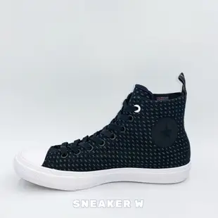 Converse 2代 Chuck Tyalor II 高筒 黑色 Lunarlon鞋墊 帆布鞋 155506C