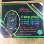 NEW Road king 200 Watt 8 Ohm Retro VTG Speakers 4 Way 6x9 Pair