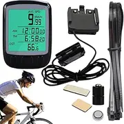 Bike Odometer Odometer Bike Odometer with Cable LCD Display Odometer and Speedometer for Bike Bicycle Mileage Tracker with Clear Data Portable Mul