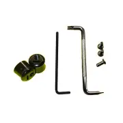 Pulse Racing Innovations Tear Off Post Black Lockdown w/Tools - LTP001BK