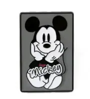Retro Micky Mouse Enamel Pin #4 Grey Background - AU Stock - Free AU Post
