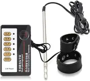 Urethral Sound Catheter SM Electric Shock Plug Training Set Soft Thrusting Toys Penis Cock Urethra Dilator Urinary Prostate Masturbation Rod Insert Toys BDSM Sex Toys for Men Advanced users
