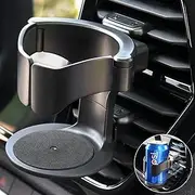 QIIYCCE Cup Holder for Car, Cup Holder Expander for Car Air Vents, Car Ashtray Holder, Suitable for Cars and Trucks with Horizontal Blade Vents (1PCS)