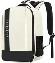 MOSISO Camera Backpack, DSLR/SLR/Mirrorless Photography Camera Case Buffer Padded Shockproof Bag with Customized Modular Inserts&Tripod Holder Compatible with Canon,Nikon,Sony etc, Beige