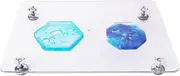 Kixolazr Board for Resin | Acrylic ing Table for Resin,Flat Working Table, Multipurpose Art Supplies for Woodworking, Paint Projects, Jewelry Making
