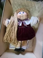 1985 Vintage Applause Cabbage Patch Della Frances 16" Porcelain Doll #326 w/ Box