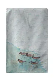 Betsy Drake Sandpipers Kitchen Towel