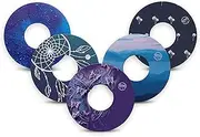 ExpressionMed - Adhesive Patch for Infusion Set (5-Pack) - Made in The USA, Waterproof, Split Backing, CGM Tape (Dreamy Escapes Variety Pack)