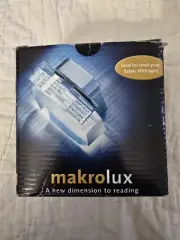 **New** Eschenbach Makrolux Reading Magnifying Magnifier With Light Germany