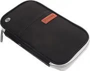 [FOMIYES] Travel Document Case for Men Multi Use Theft Passport Holder with Card Slots Portable Cash Bag for Travel Durable Pouch